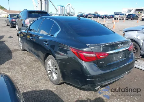 2018 Infiniti Q50 3.0T Luxe from USA, damaged, VIN JN1EV7AR7JM430957